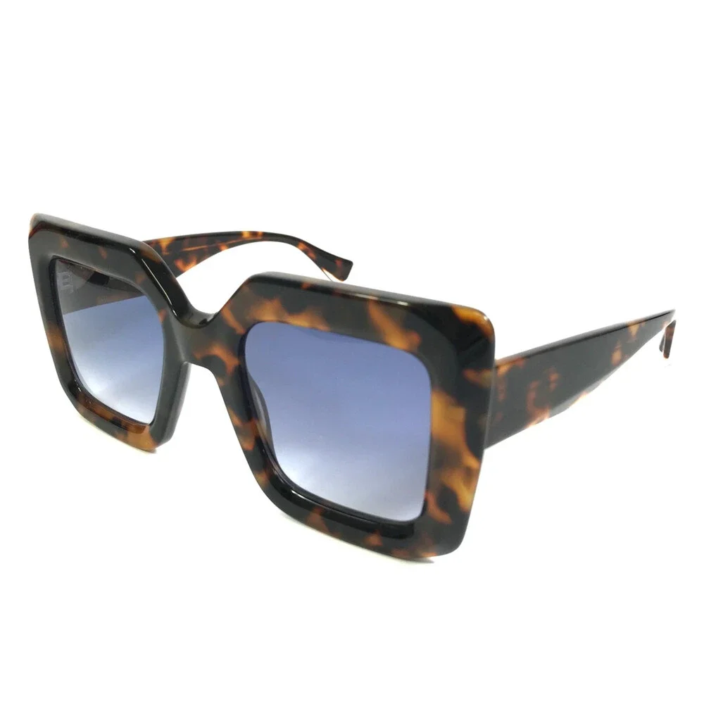 Gigi Studios Sunglasses LEANDRA 6762/2 Tortoise Butterfly Frames w/ Blue Lenses